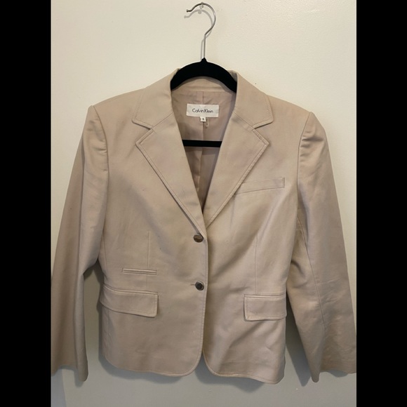 Calvin Klein blazer -Tan - Picture 1 of 1
